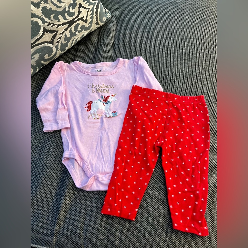 Hudson Baby Christmas set 18 months